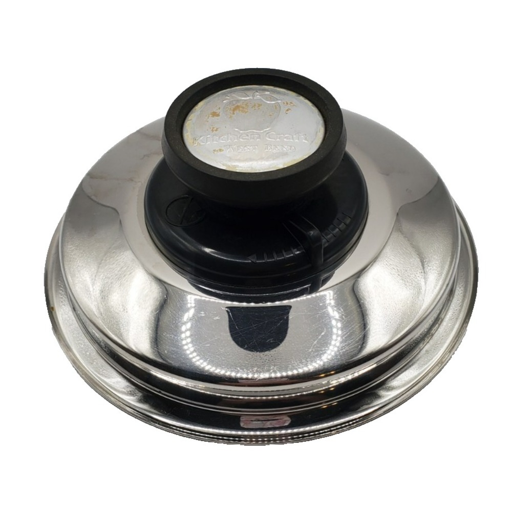 Kitchen Craft by West Bend Stainless Steel 6.5" Vented Replacement Lid